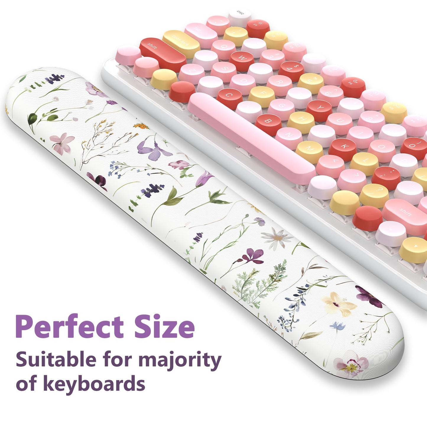 AKITErgonomic Mouse Pad with Wrist Rest for Computer Keyboard, Memory Foam