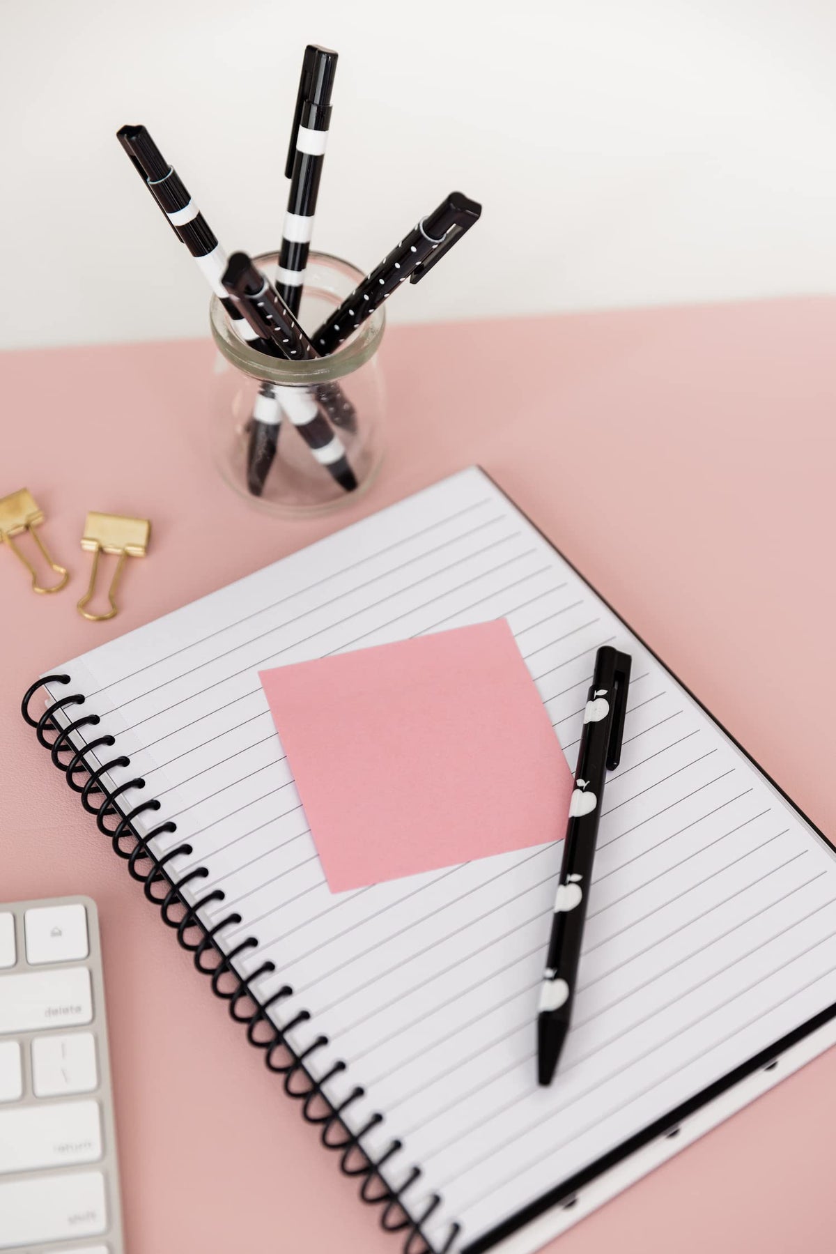 kate spade new york Ink Pen Set of 5, Dots & Stripes