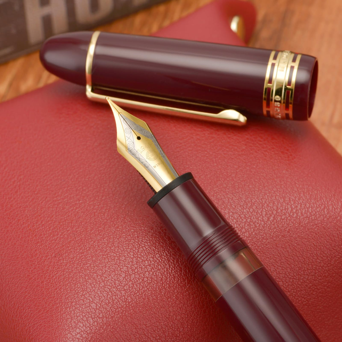 Wikult Yongsheng Junlai 630 Acrylic Fountain Pen, Size 8 Medium Nib with Piston Filling System