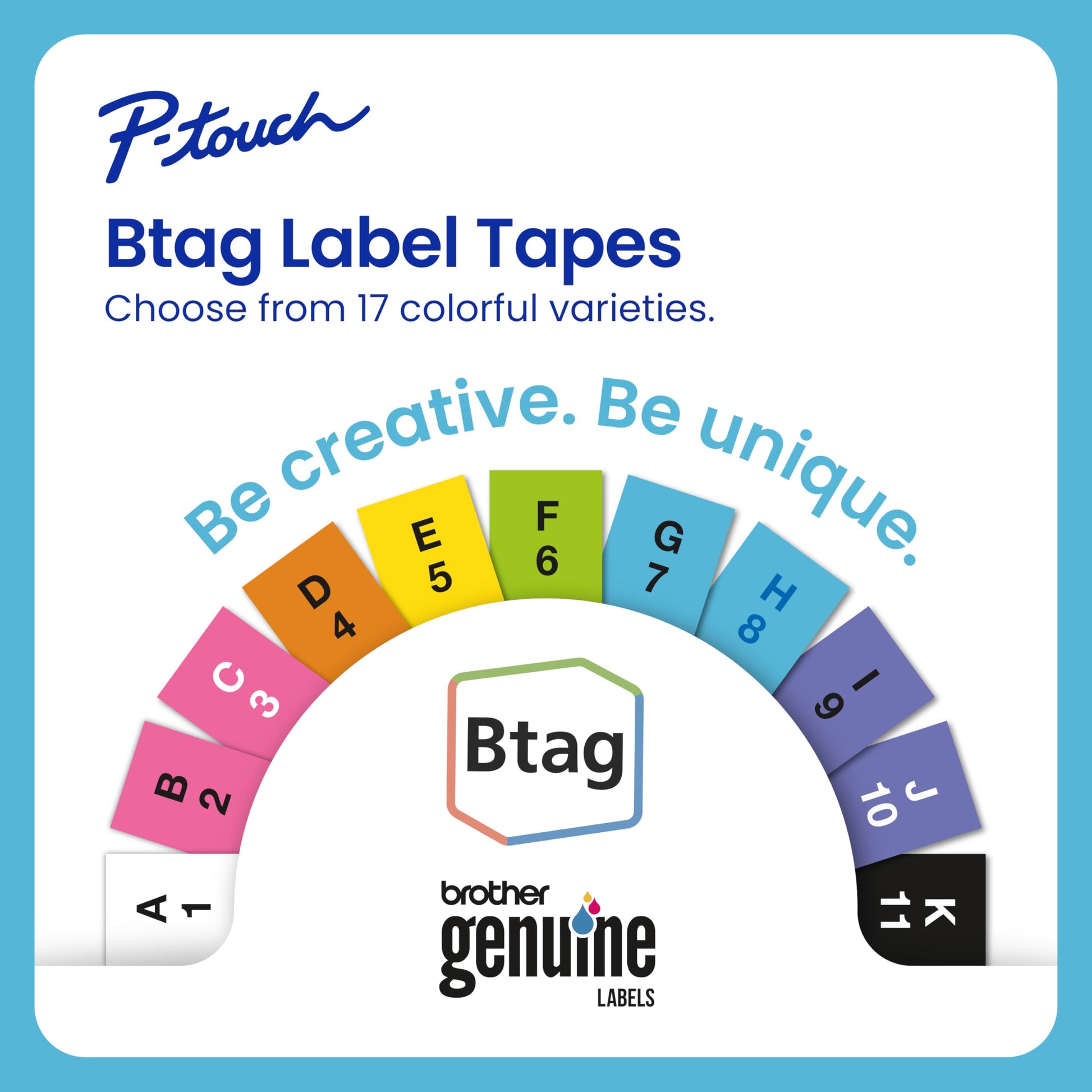 Brother P-Touch PT-N20 Personal Desktop Label Maker, Portable, Handheld and Prints, P-Touch Btag