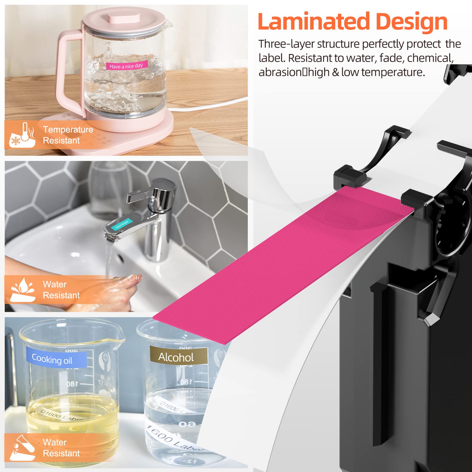 COLORTY TZ 12mm 0.47 Color Tape Replacement for Brother P-Touch Label Tape