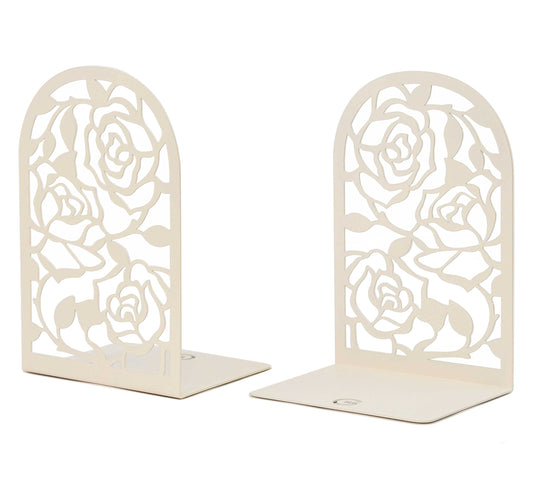 CNK Book Ends, Premium BookEnds for Bookend Shelves, Book Stopper Metal Book Ends for Home Office
