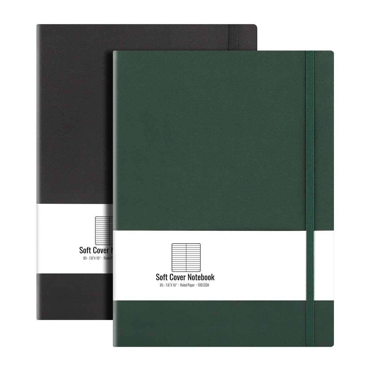 AHGXG Lined Journal Notebook, 408 Numbered Pages, A5 Size (5.7'' x 8.3'')