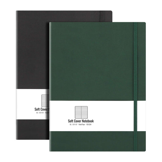AHGXG Lined Journal Notebook, 408 Numbered Pages, A5 Size (5.7'' x 8.3'')