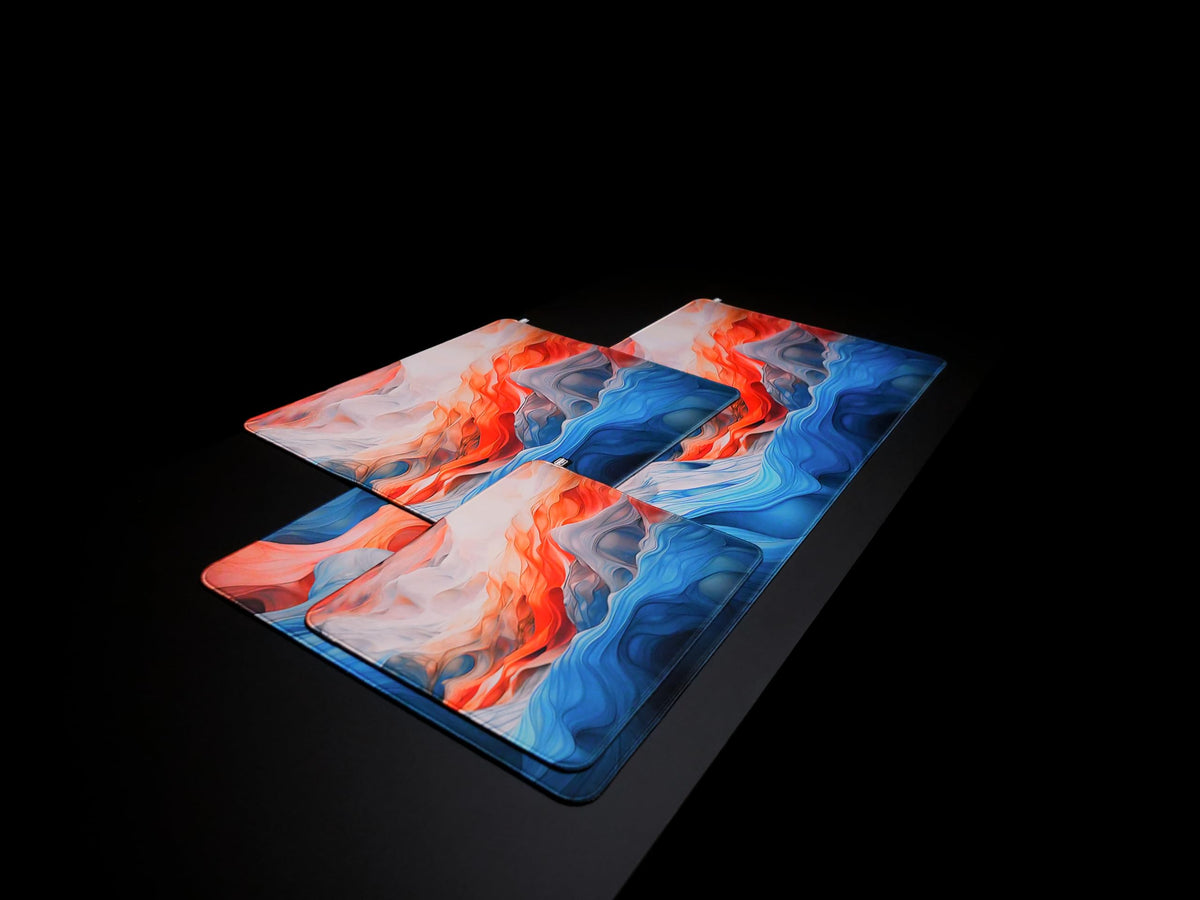 CHERRY XTRFY GP5, Fabric Gaming Mouse Pad in L (460 x 400 x 4 mm), Smooth Speed Pad for Precision