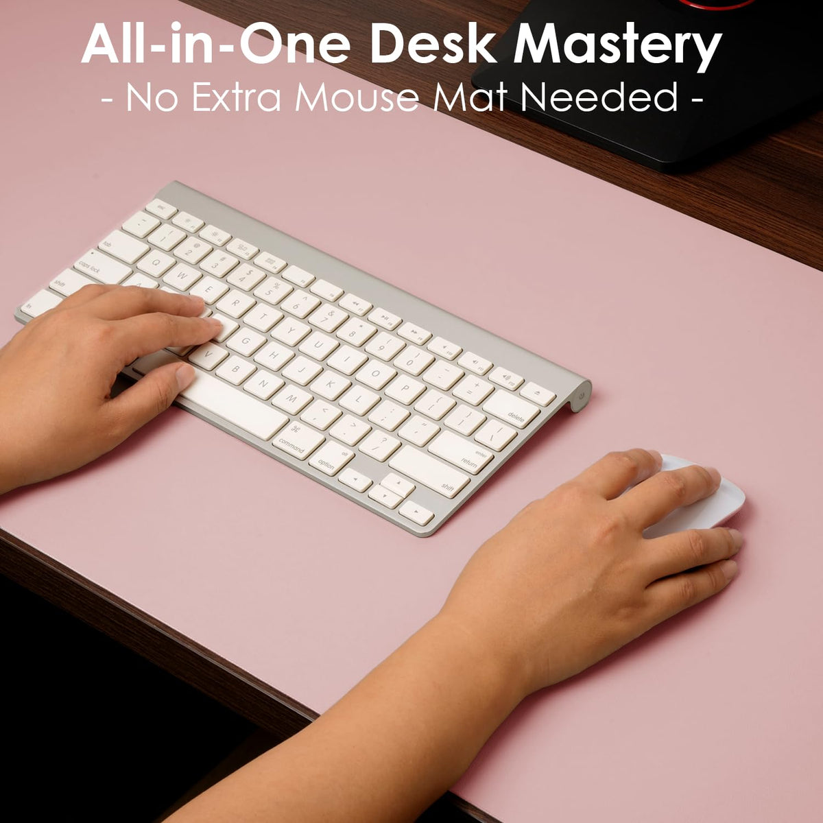 Leather Desk Pad Protector, Waterproof Mouse Pad, PU Desk Mat, Office Desk Cover, Desk Writing Mat