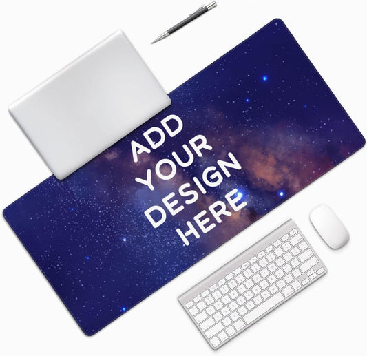 ANSTING Custom Large Desk Pad with Photo Text, 16in x 35.5in