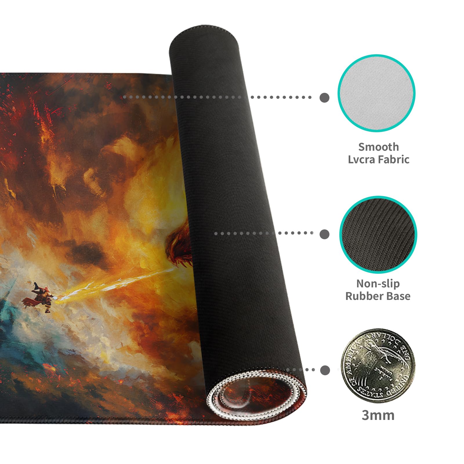 Gaming Mouse Pad Desk Pad XL Large Mouse Mat Keyboard Mat Office Desk Decor AccessoriesKeyboard Mat