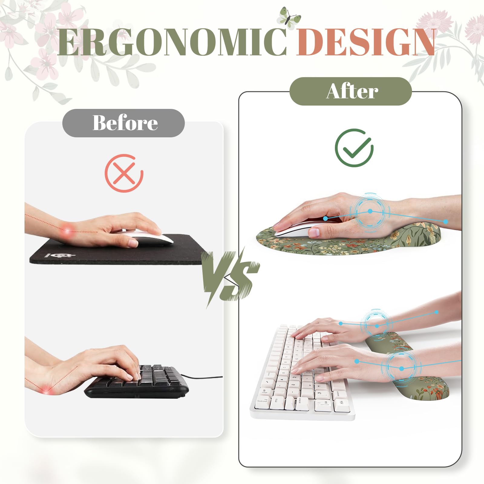 iCasso Keyboard Pad for Workspace, Green 35.4"x15.7" Desk Protector