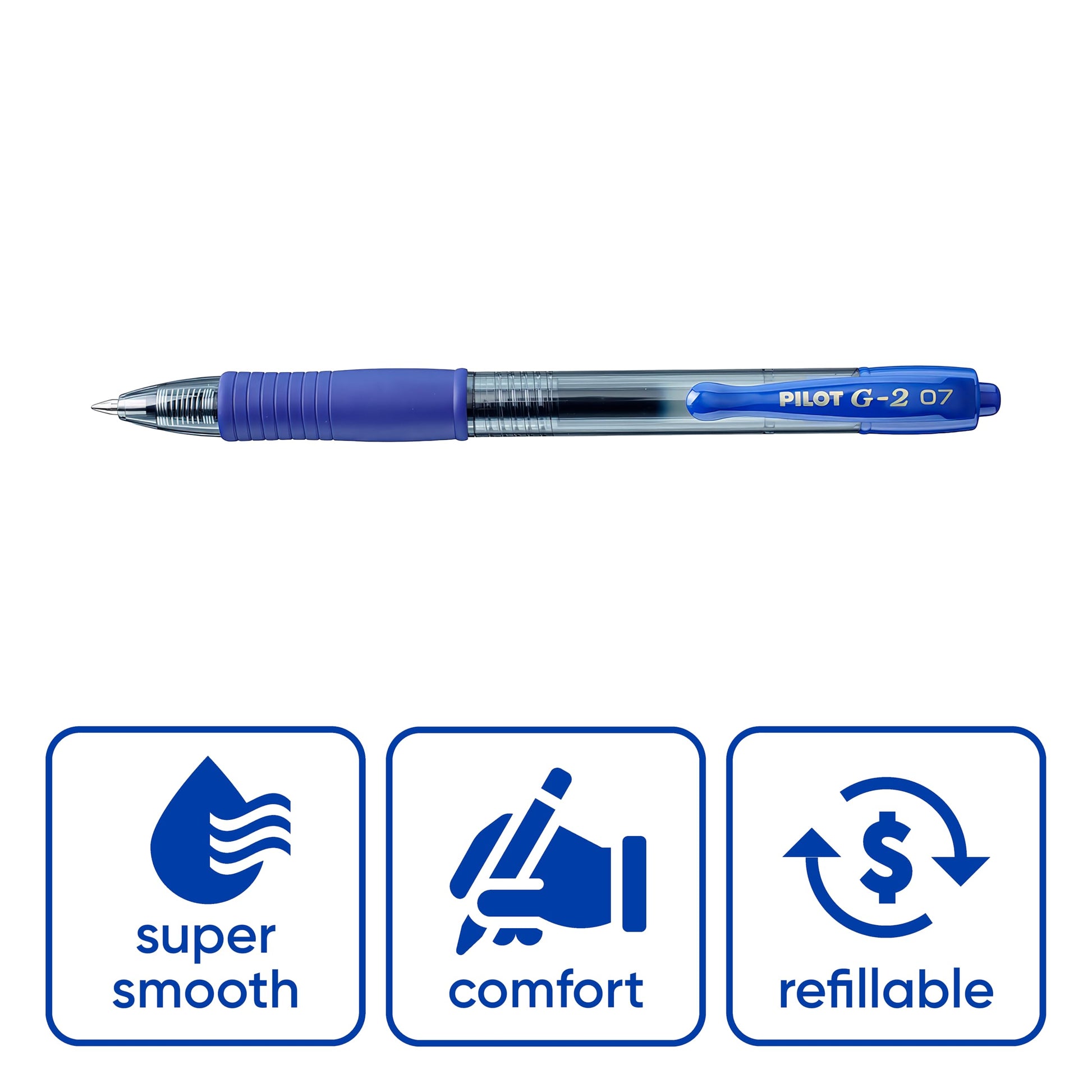 Pilot G207 Retractable Gel Rollerball 0.7 mm Tip Single