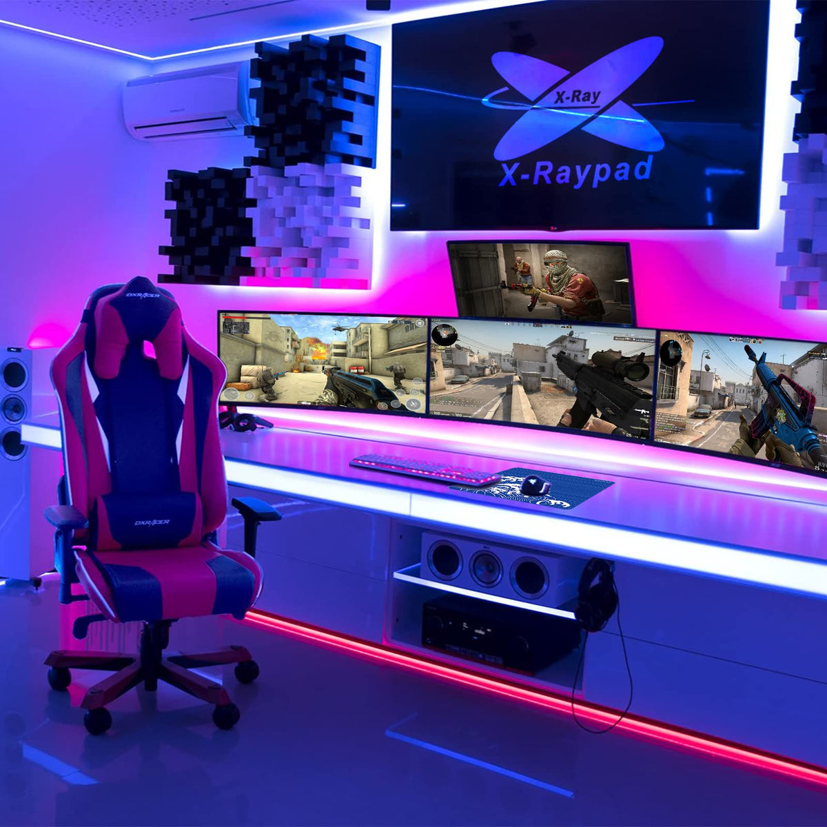 X-Raypad Aqua Control Plus Wave Gaming Mouse Pad, Ultra-High Precision Mouse Pad with Perfect Speed