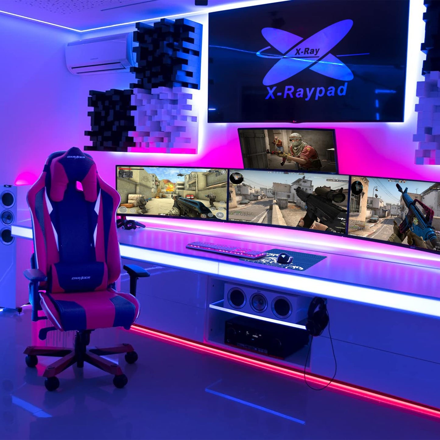 X-Raypad Aqua Control Plus Wave Gaming Mouse Pad, Ultra-High Precision Mouse Pad with Perfect Speed