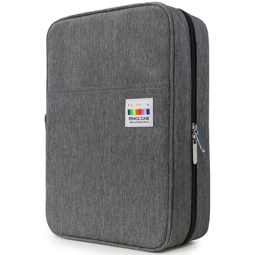 YOUSHARES Big Capacity Colored Pencil Case - 300 Slots large Pen Case Organizer with Multilayer