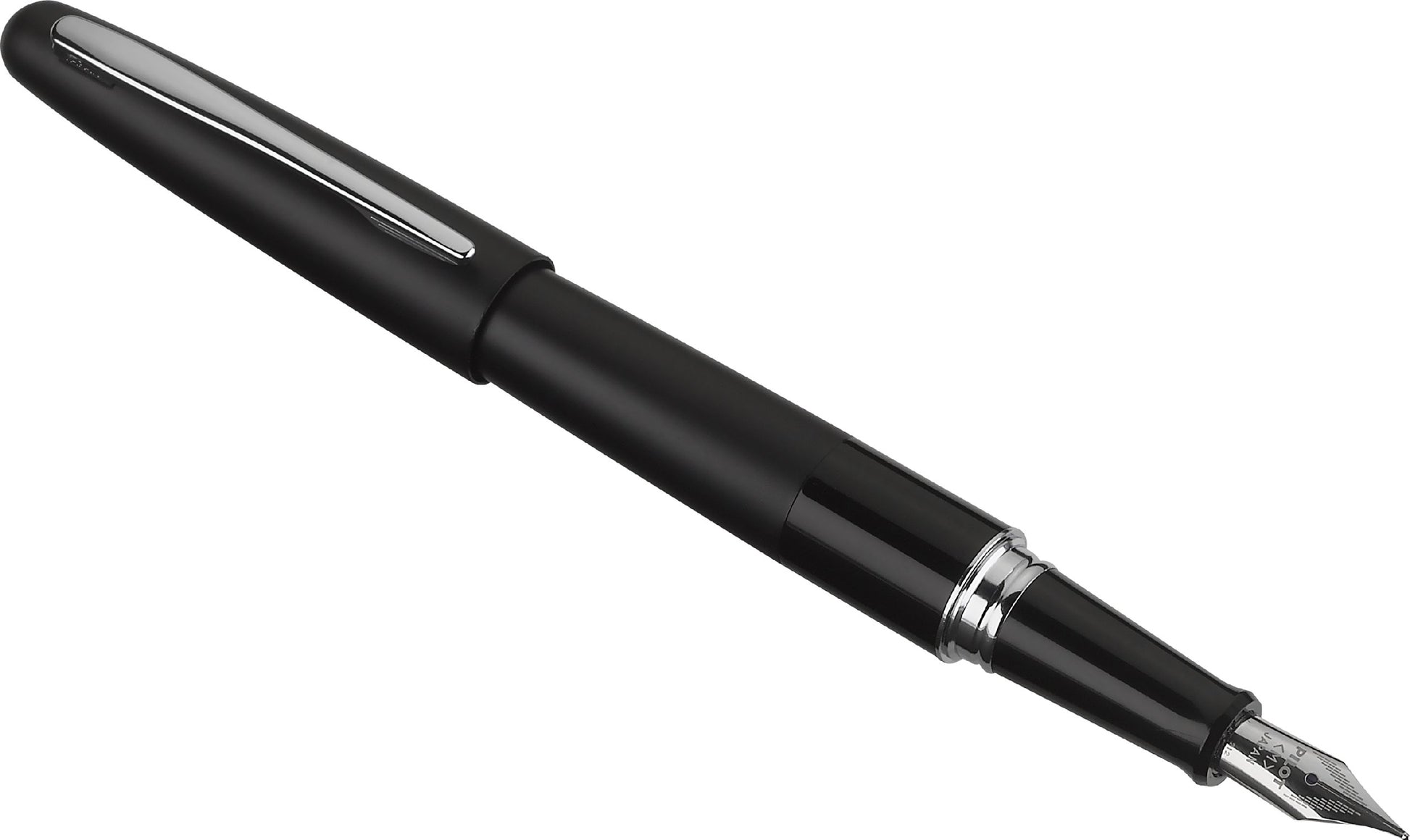 PILOT Metropolitan Collection Fountain Pen, Black Barrel, Classic Design, Fine Nib, Black Ink