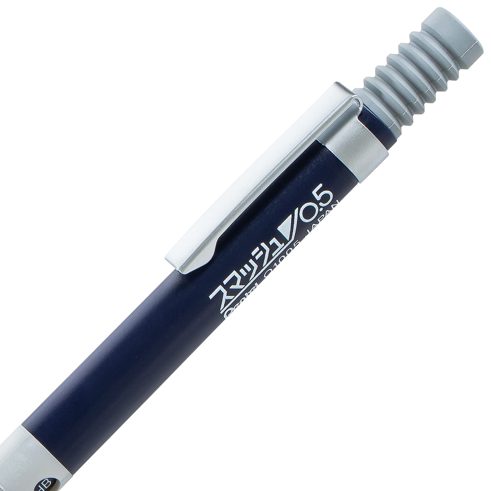 Pentel Smash Drafting Mechanical Pencil (0.5mm) - Special Edition Silver and Navy w/Tube