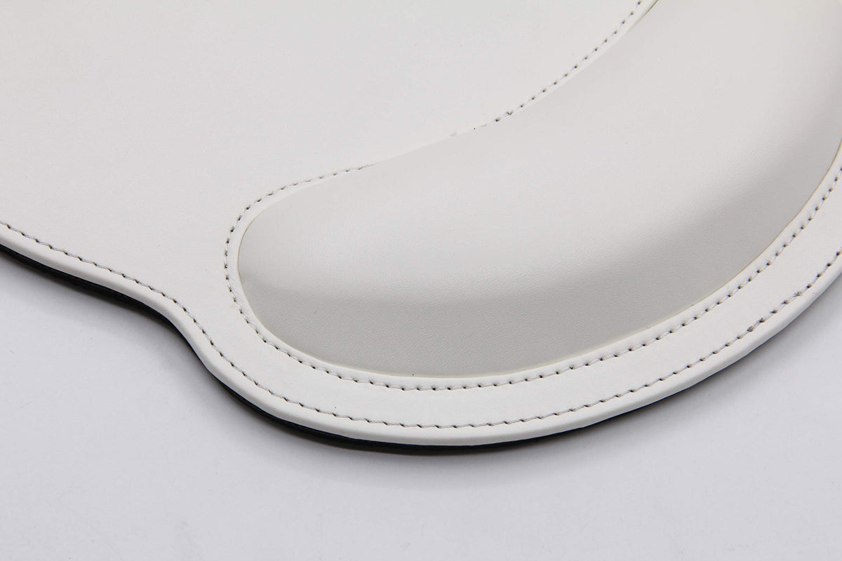 RICHEN Ergonomic PU Leather Keyboard Wrist Rest and Mouse Pad with Wrist Support, Memory Foam Set