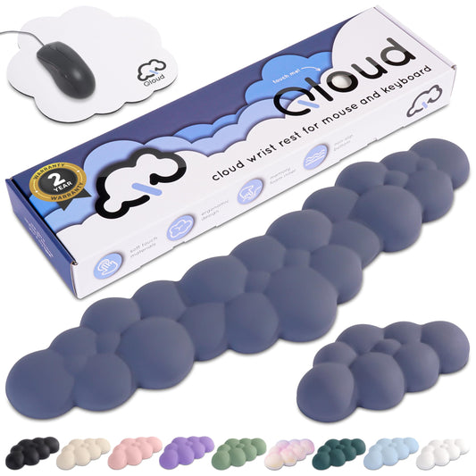 Cloud Keyboard Wrist Rest – Create-ables Qloud Cloud Wrist Rest for Computer Keyboard and Mouse