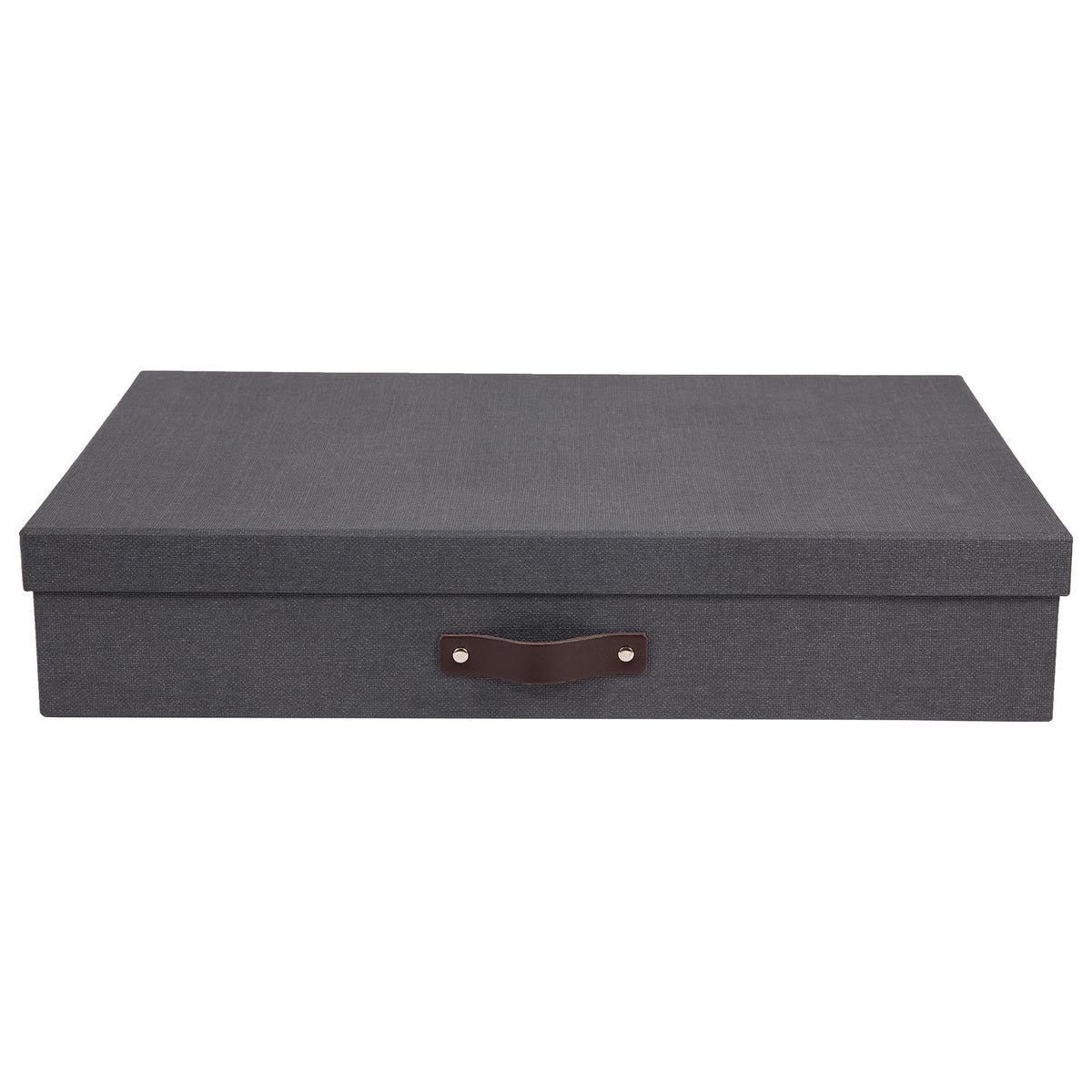Bigso Sverker Fiberboard Legal/Art Storage Box - Scrapbook Storage Box for Papers, Photos, and More