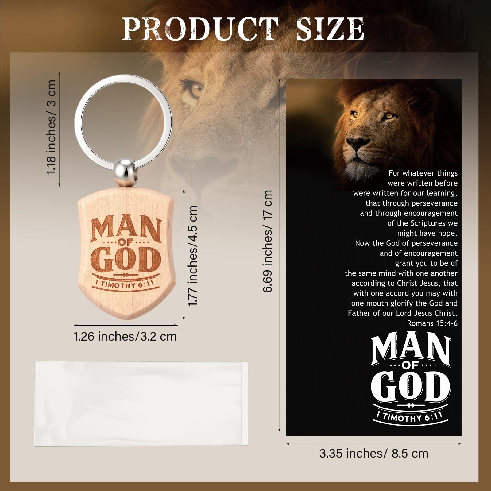 Landical 36 Sets Pastor Appreciation Gifts for Men Christian Pastor Gifts