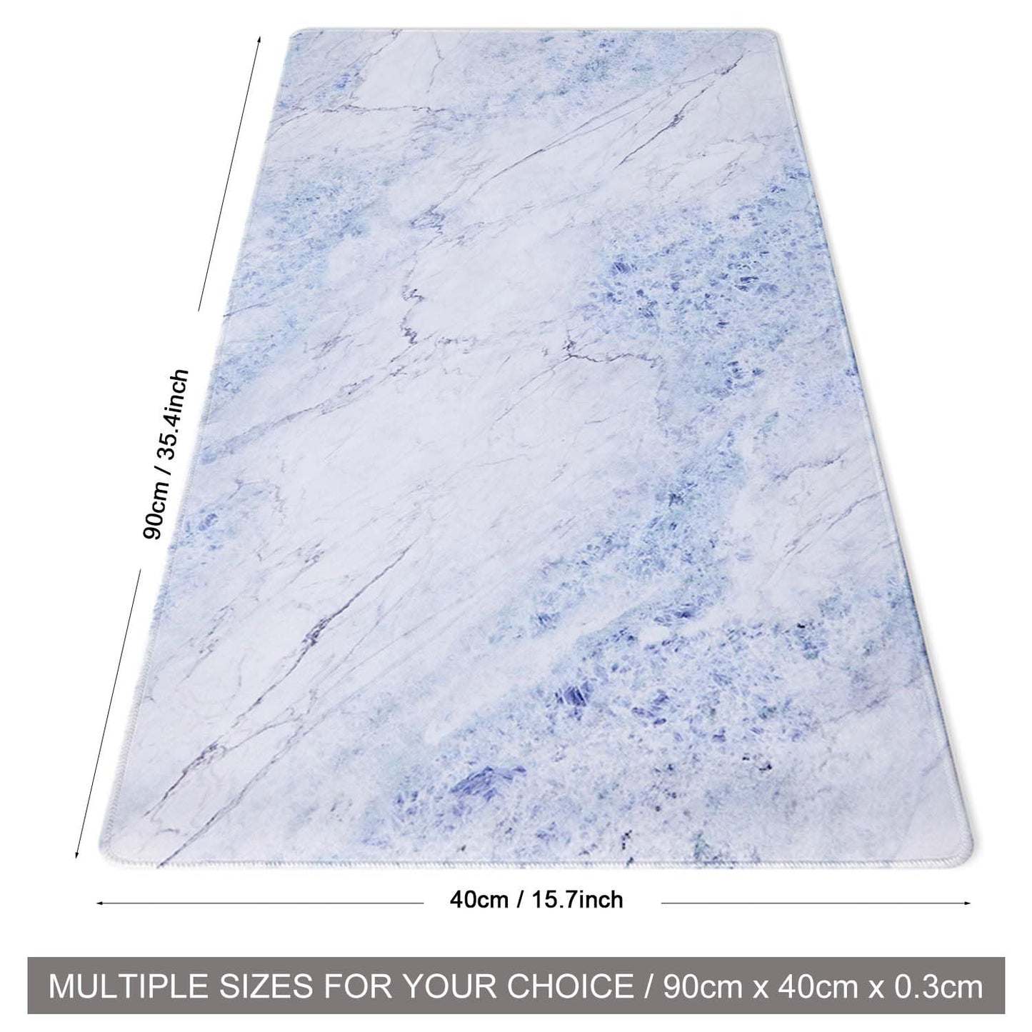 DOBAOJIA Marble Mouse Pad, Mouse and Keyboard Combo Pad XXXL 35.4” x 15.8”