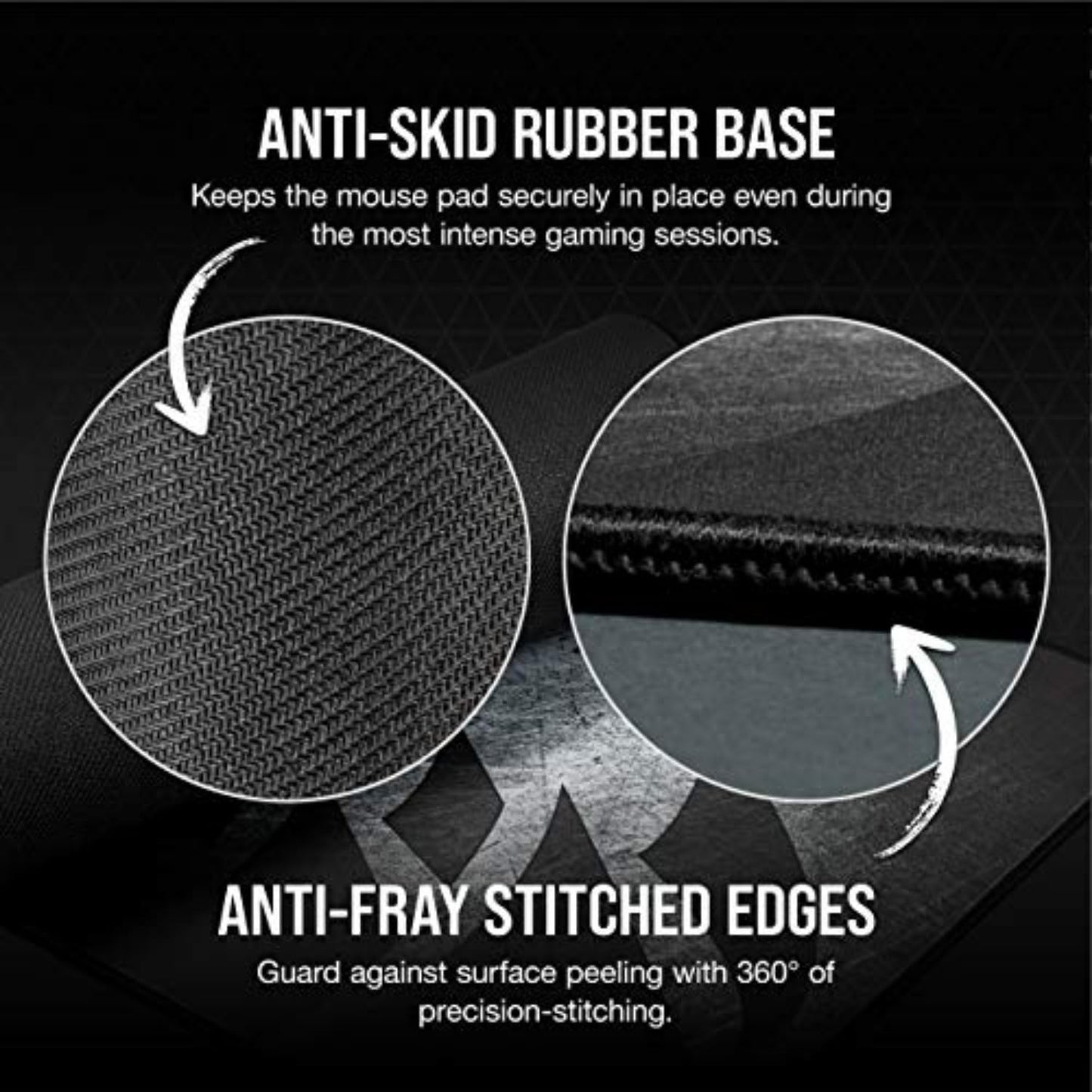 Corsair MM350 PRO Extended XL Premium Spill-Proof Cloth Gaming Mouse Pad – 36.6” Width x 15.7”