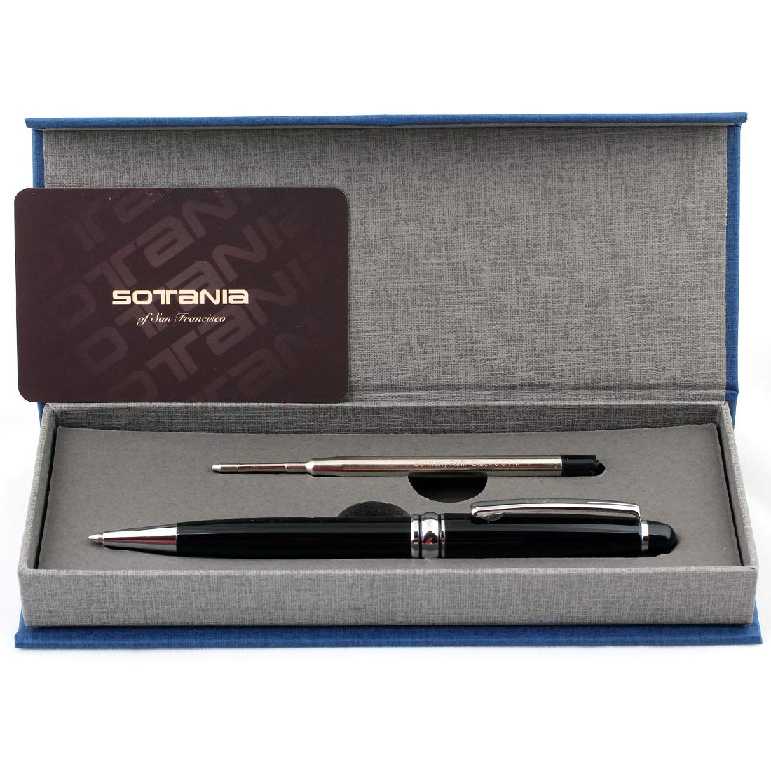 Sotania Free Engraving - Personalized Roller Ballpen, Ballpoint pen, Refillable Pens, Retractable