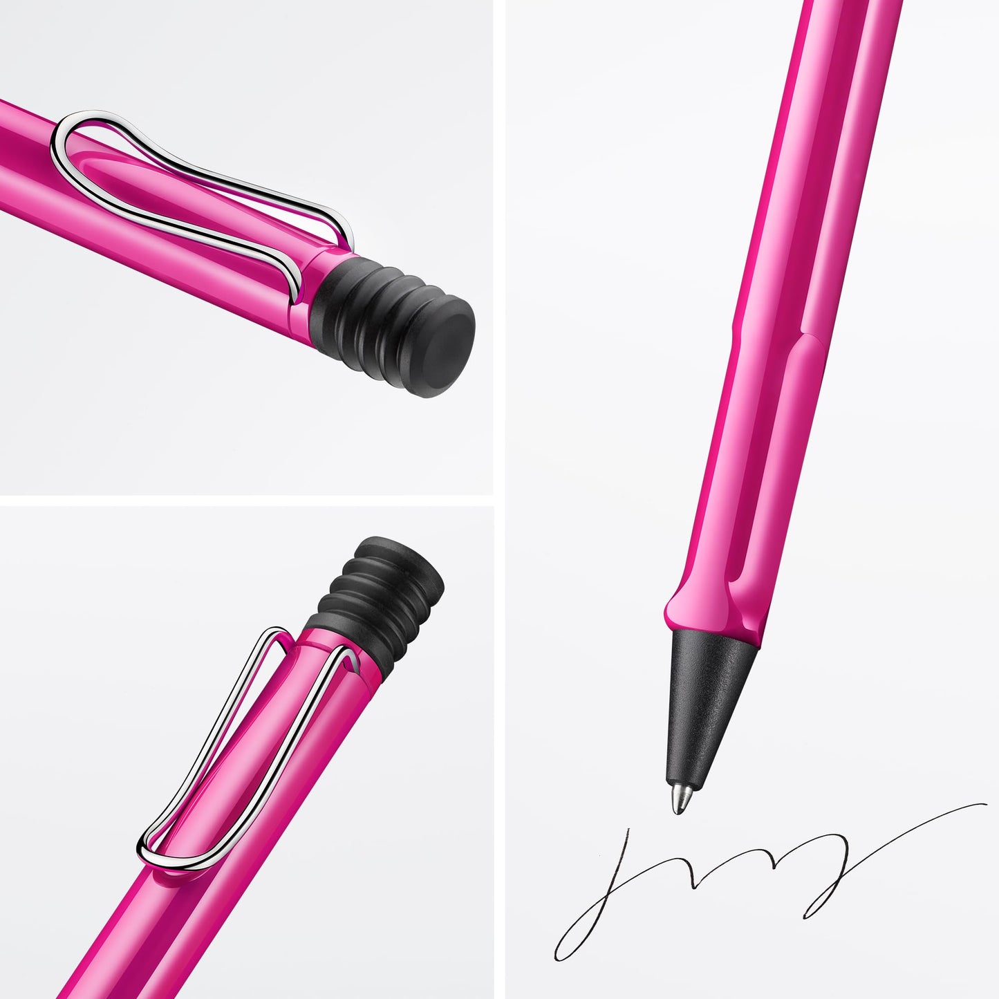 Lamy safari pink - Ballpoint Pen with ergonomic grip & line width M - for pleasant long writing