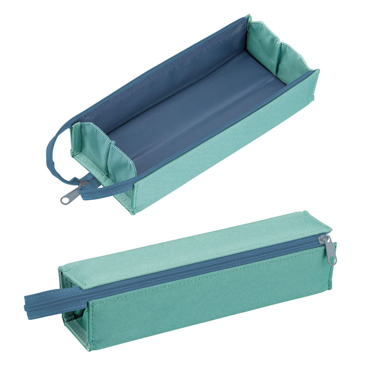 Kokuyo F-VBF140-9 Pencil Case, C2, Sheet Blue, S Size, Pale Turquoise