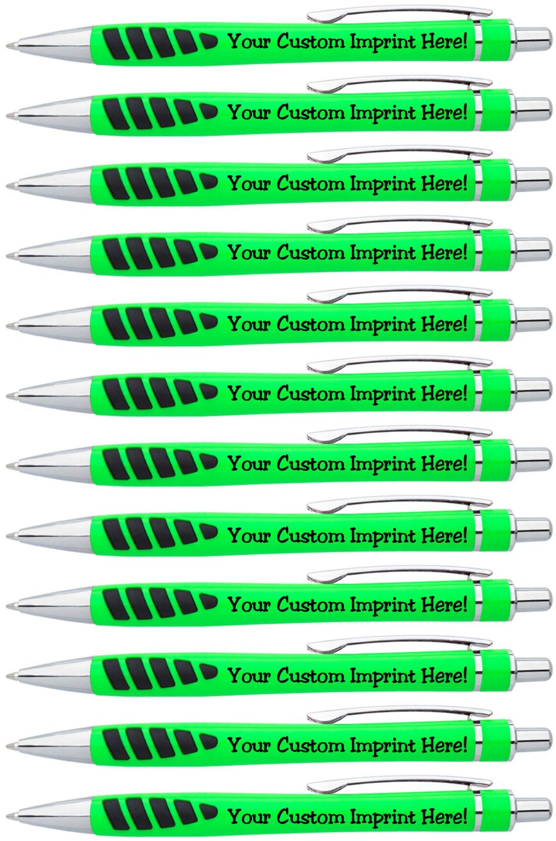 ExpressDesigns™ - Your Name or Imprint on our Custom Printed Addison Ballpoint Pen - Rubber Grip