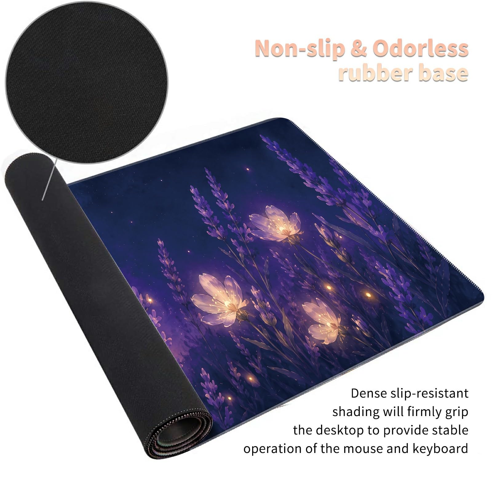 Desk Mat Large Gaming Mouse Pad + Coaster