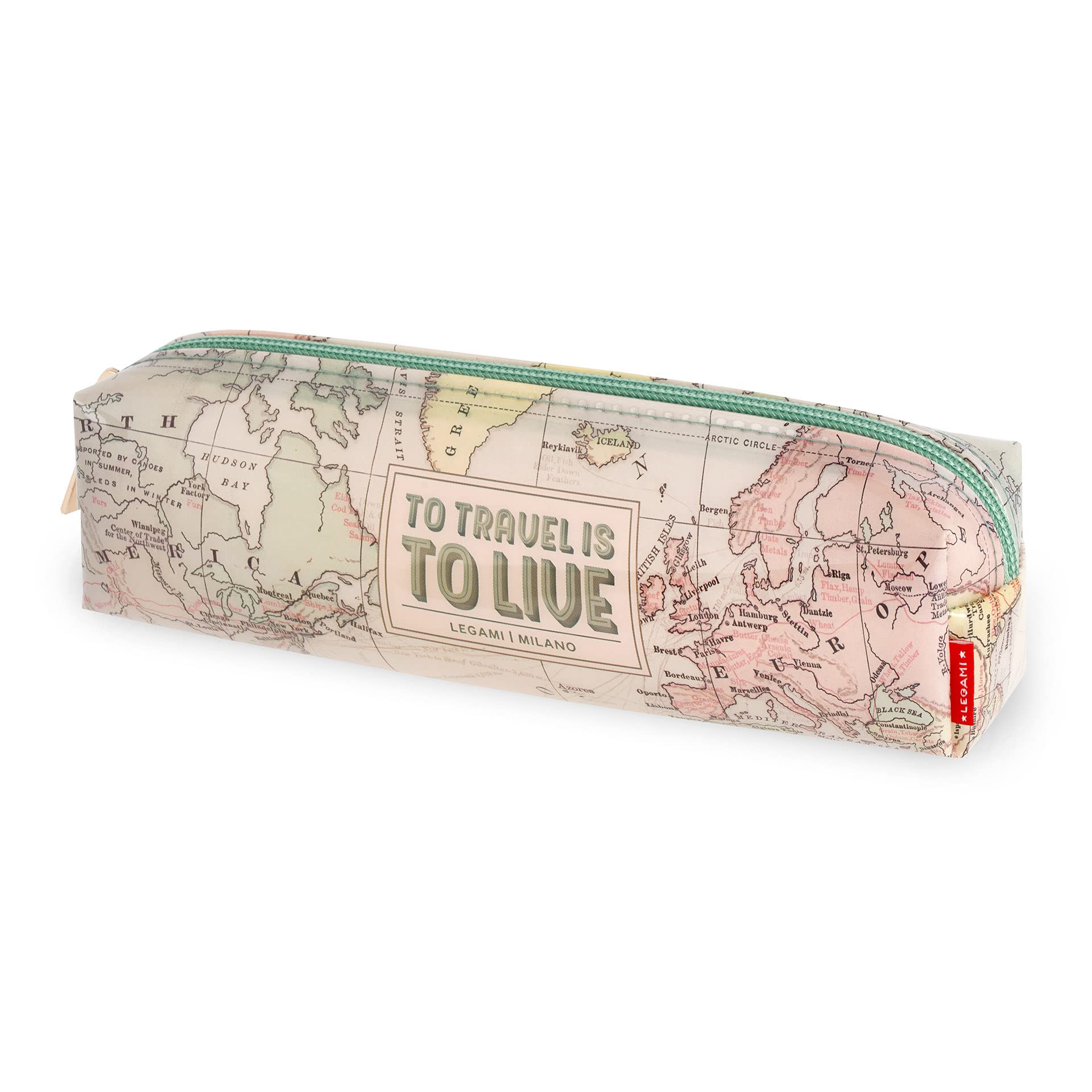 Legami, Unisex Adult Transparent Pencil Case, Travel, One Size