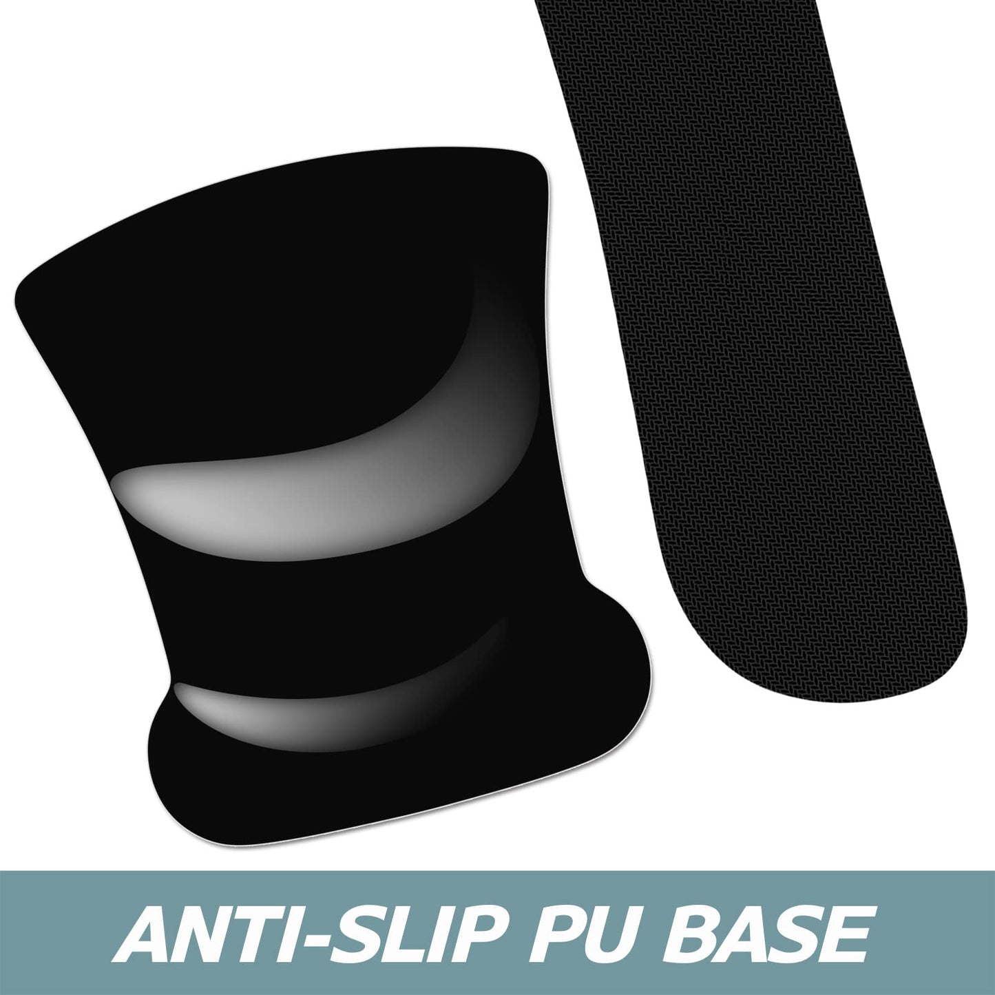 ITNRSIIET Mouse Pad Wrist Support Keyboard Wrist Rest Pad Ergonomic Mousepad Non-Slip Memory Foam