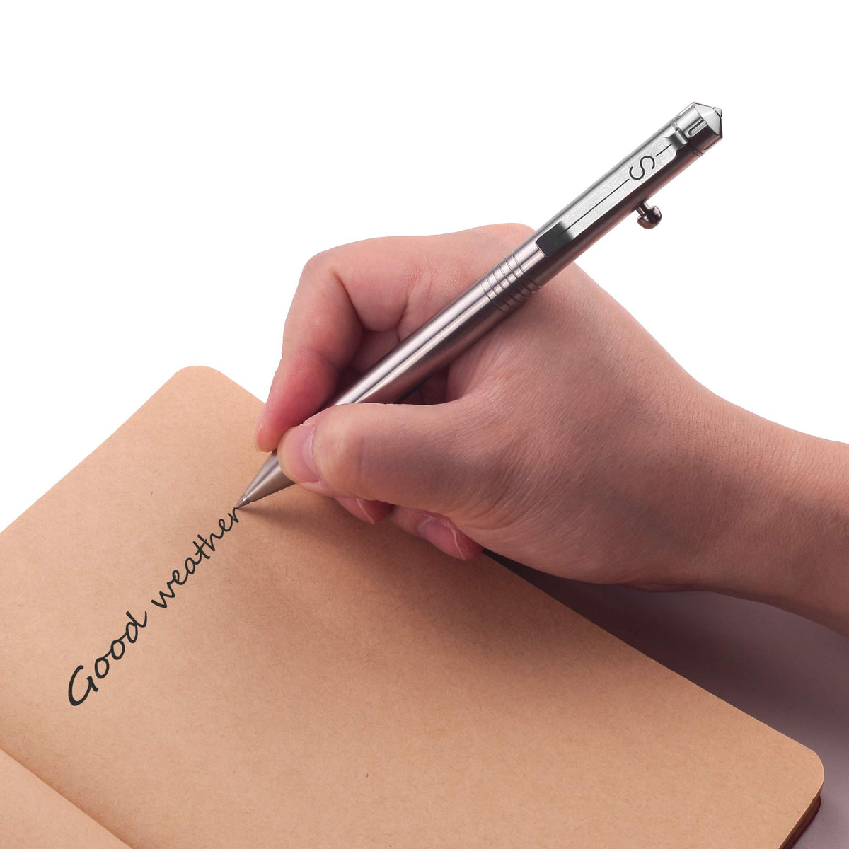 SMOOTHERPRO Bolt Action Pen Stainless Steel Compatible with Pilot G2 Refill