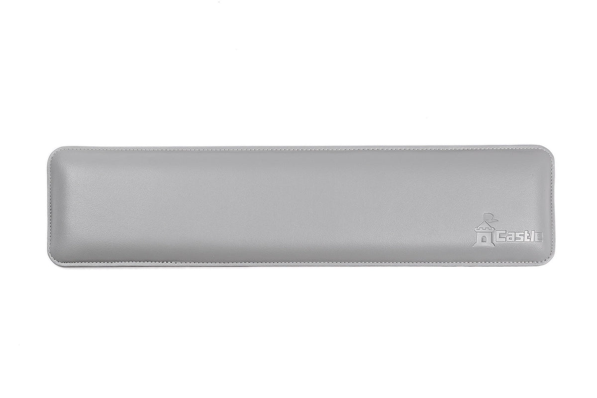 Bailey Full Size by Castle - Leather Ergonomic Computer Wrist Rest Pad for Keyboards with Around