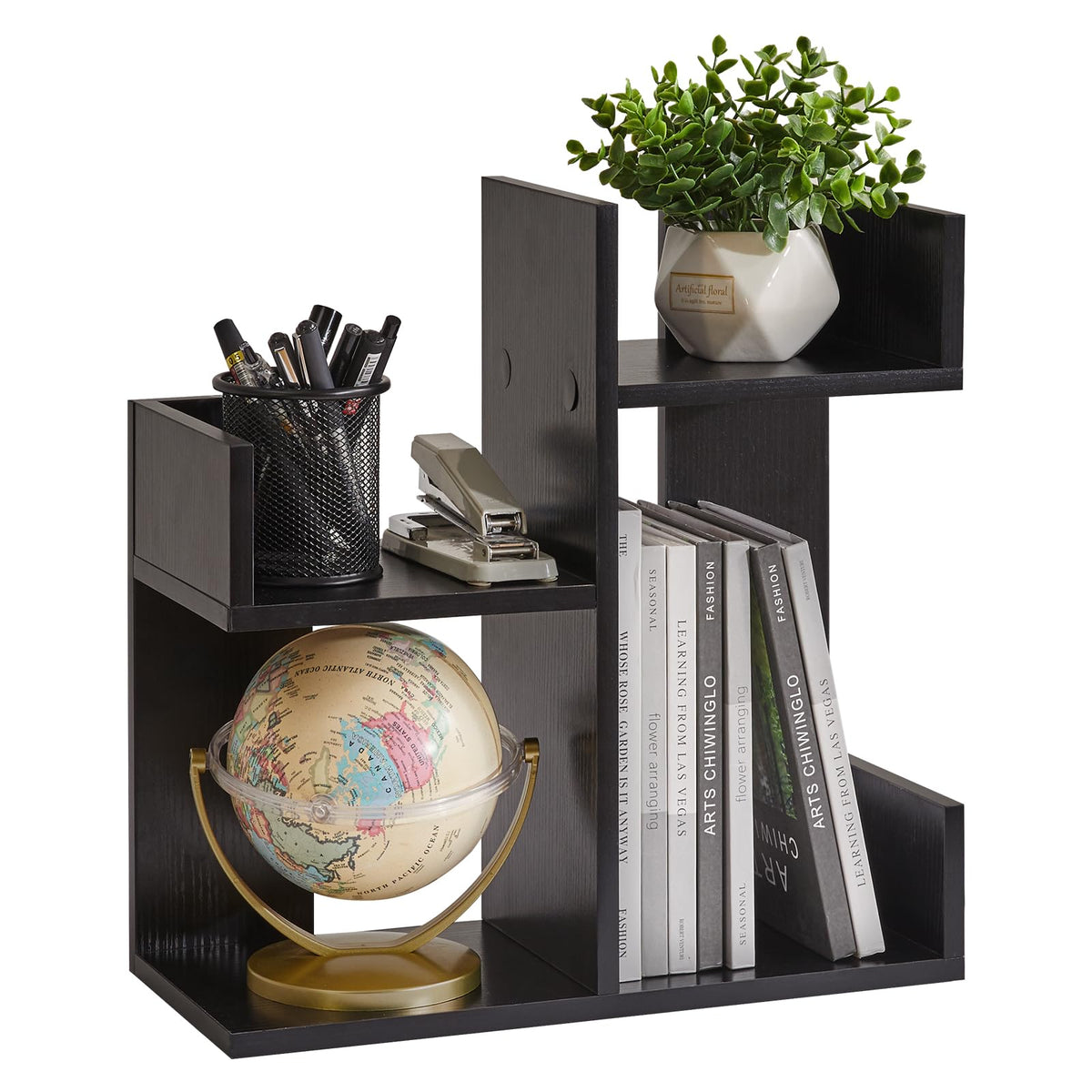 Aibiju Book Organizer for Desk, Cute Desk Top Organizing, Tree Bookshelf Unique Nursery Bookcase