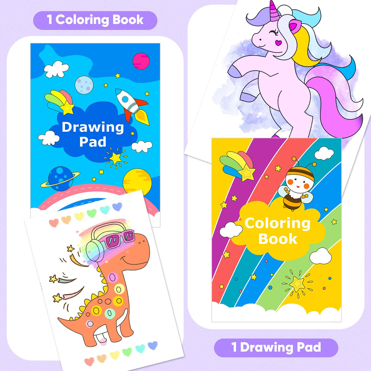 iBayam 149-Pack Drawing Kit Cute School Preppy Stuff Art Supplies, Ages 4+