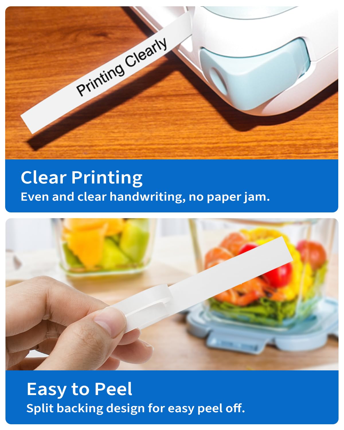 9mm 0.35 Inch Replace for Brother P Touch Label Maker Tape Refills