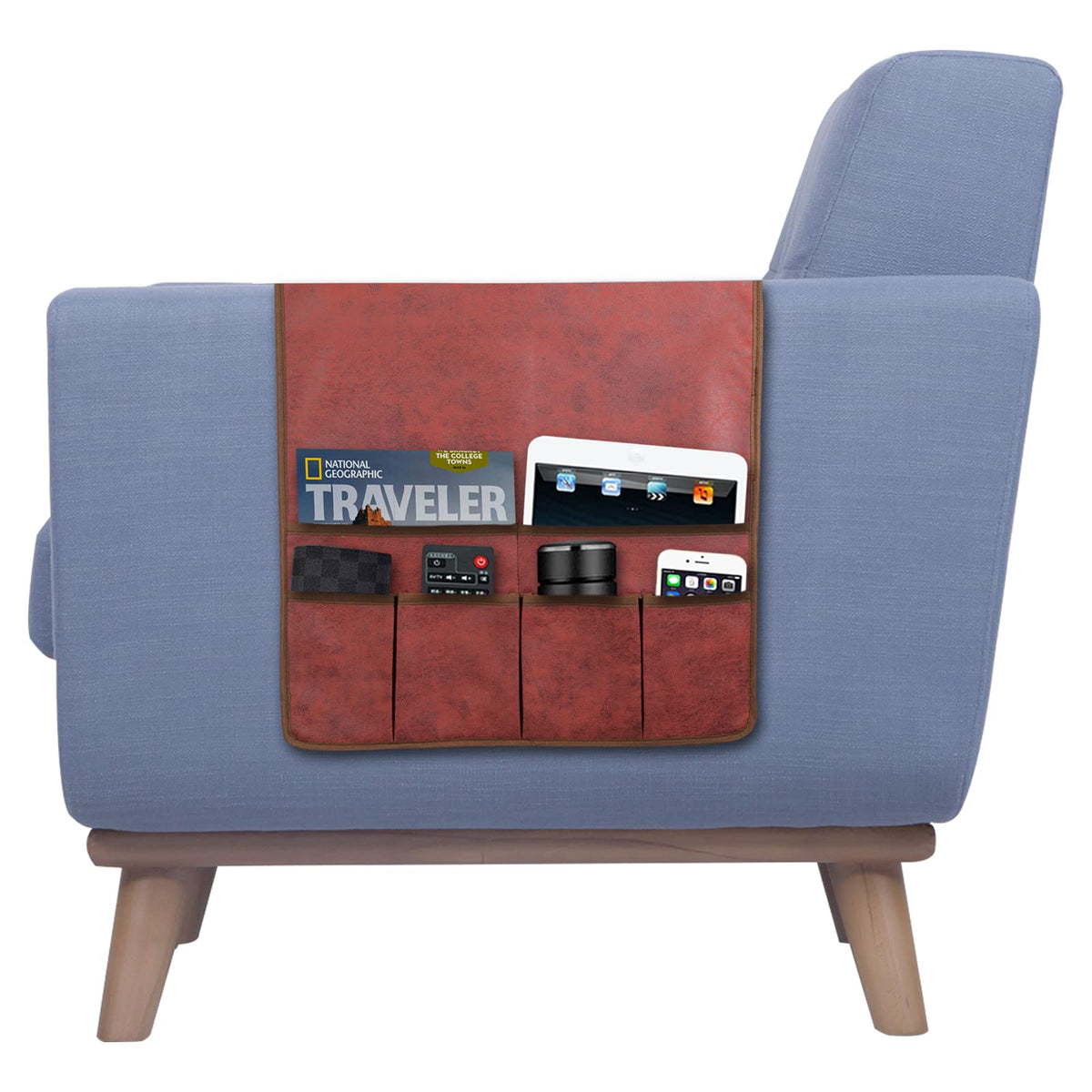 HAOMAIJIA Sofa Armrest Organizer, Remote Control Holder for Recliner Couch