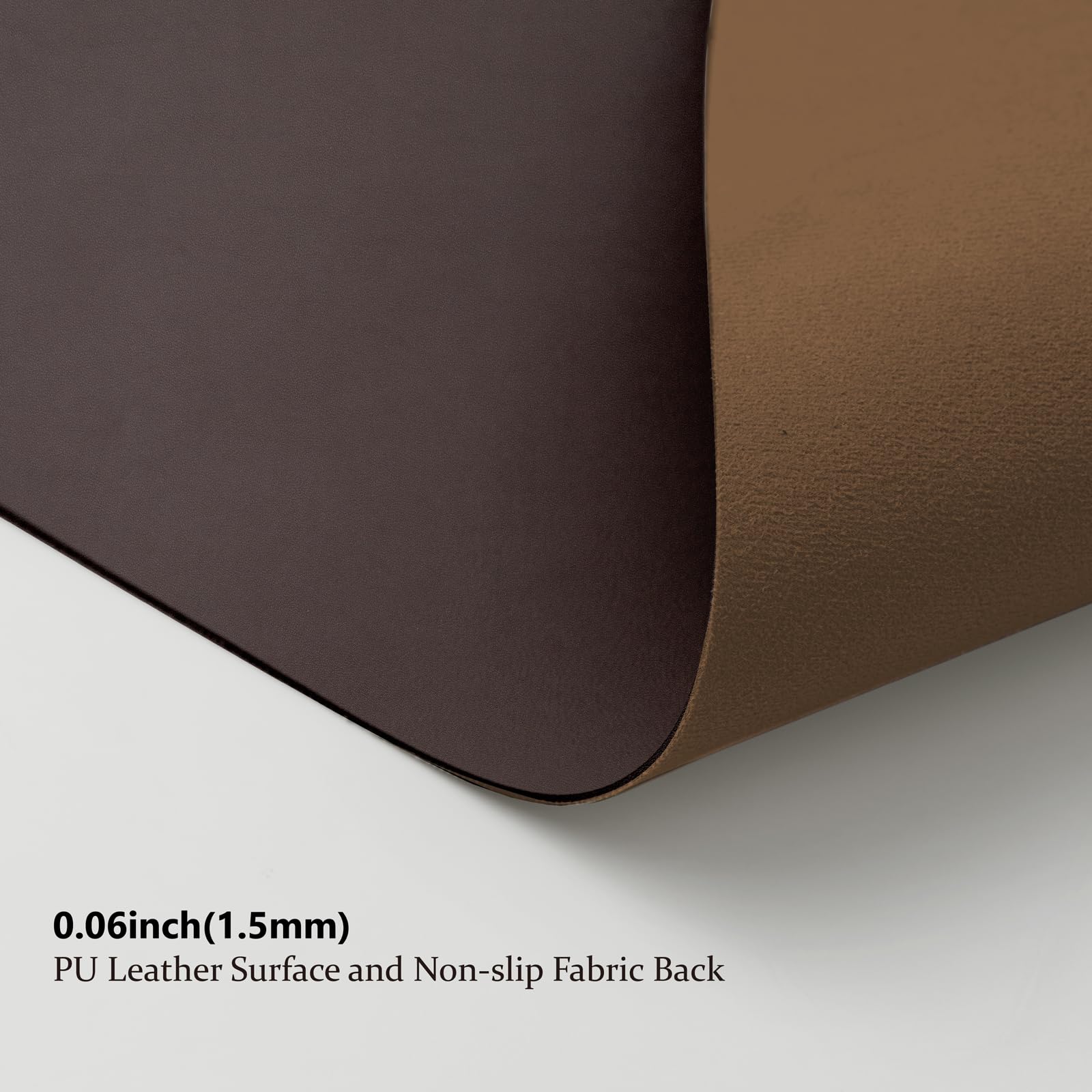 Large Desk Mat - 47.2"x 17" Non-Slip PU Desk Pad for Office and Home - Ideal for Large Mouse Pad