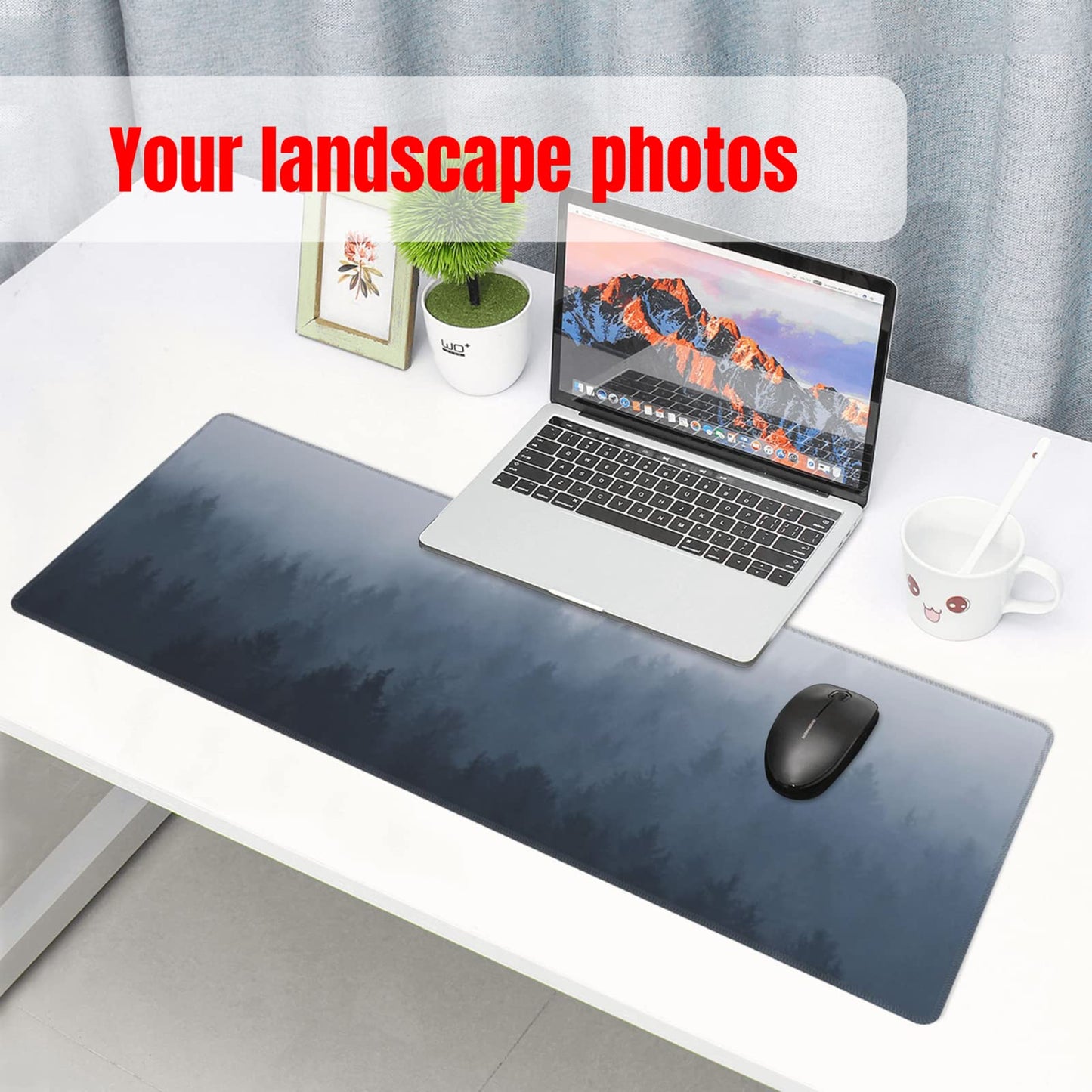 Custom Mouse Pad with Printing of Your Own Photo Image Logo Text Customized Personalized Mousepad