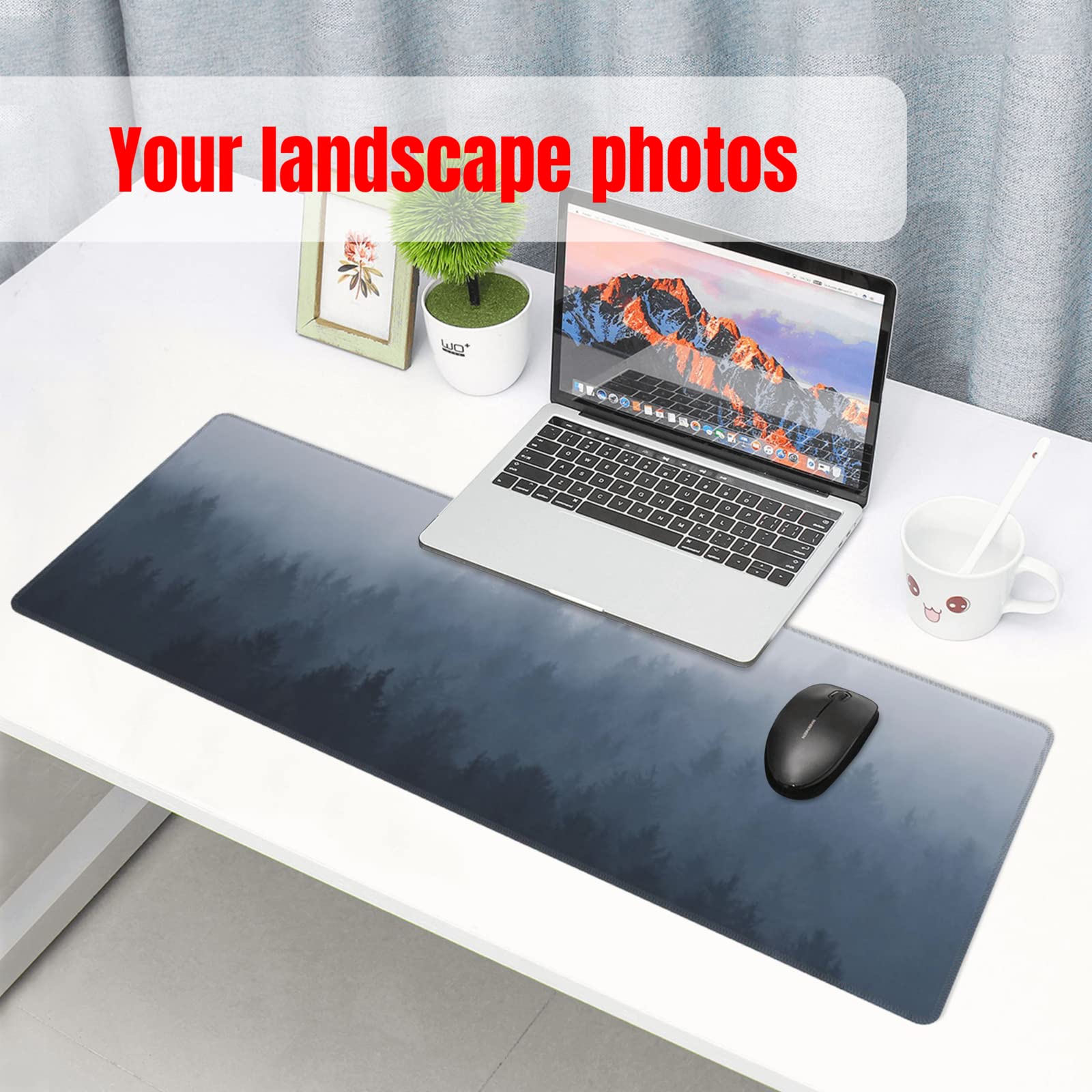 Custom Mouse Pad with Printing of Your Own Photo Image Logo Text Customized Personalized Mousepad