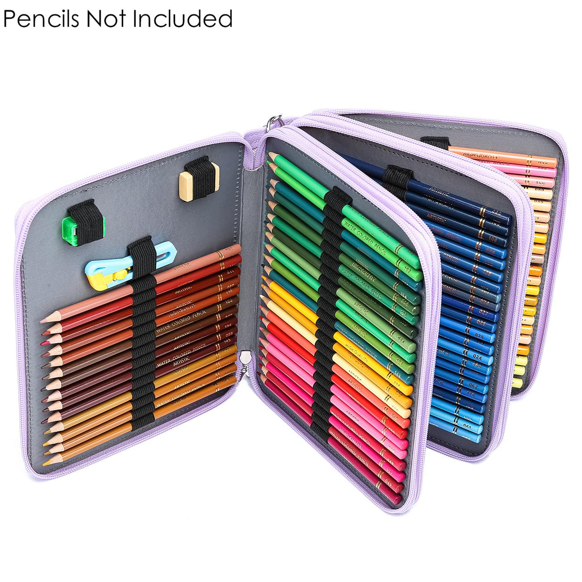 YOUNGCOL 120 Slots Colored Pencil Case Color Pencil Organizer Storage Large Capacity Pencil