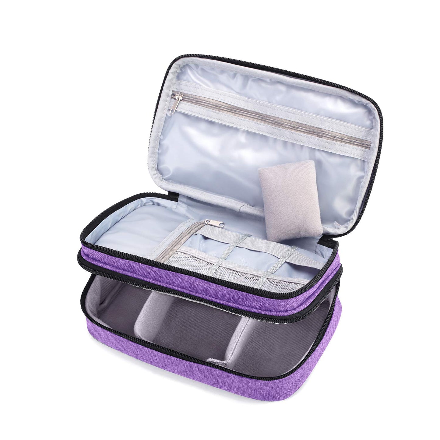 Luxja Double-Layer Sewing Organizer, Purple
