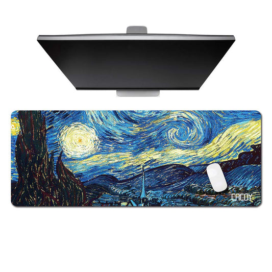 Cacoy Gaming Mouse Pad, 40"x16" Large Non-Slip Rubber Base Mousepad, XXL Extended Keyboard Mouse