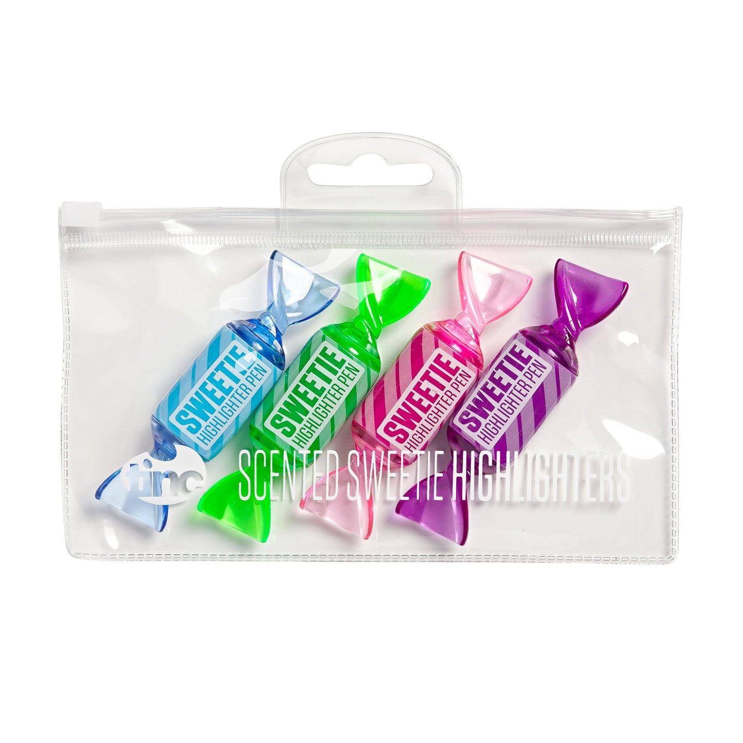 Tinc Sweetie Scented Highlighter Pens for Kids | For use at School & Homework - 4 Different Funky