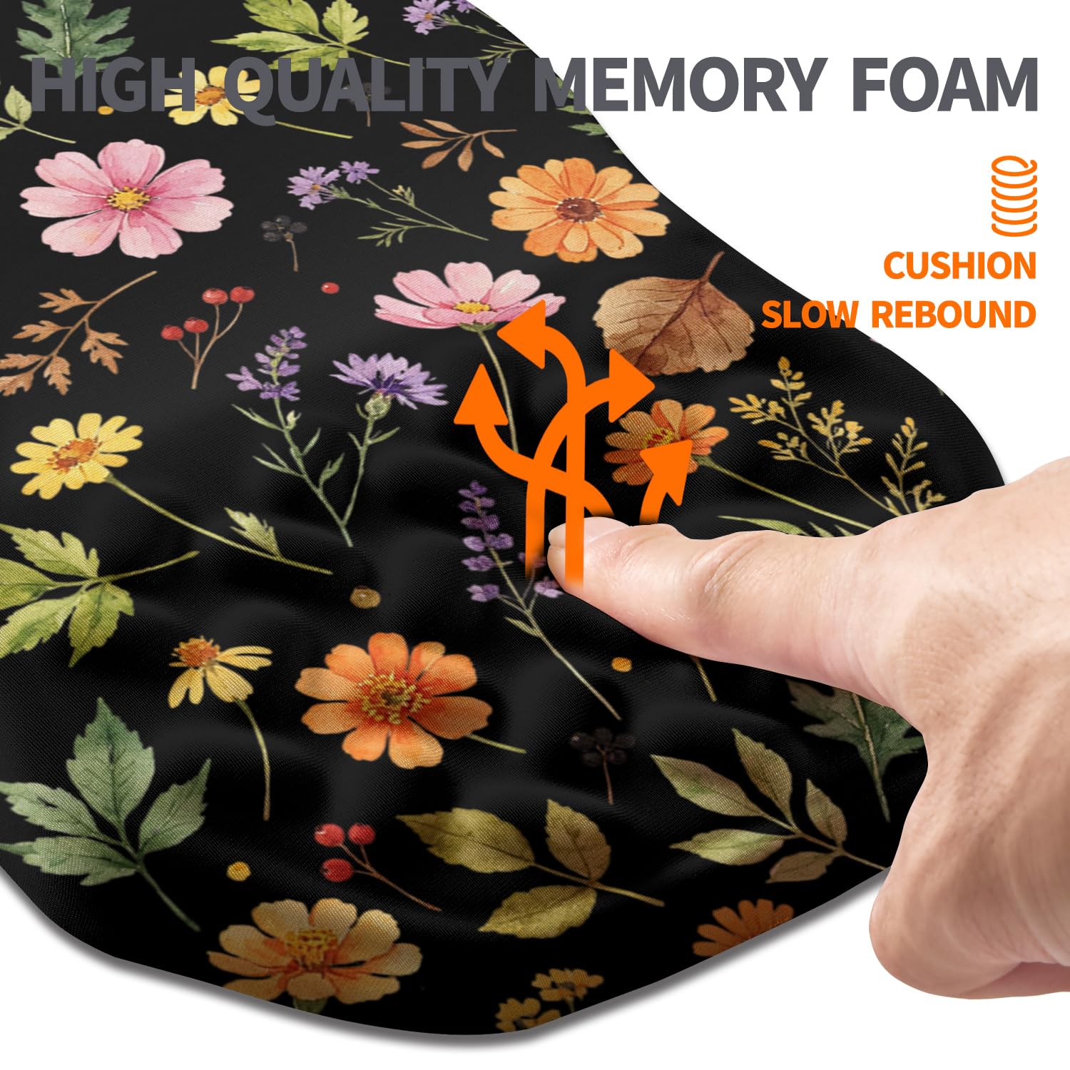 Armanza Ergonomic Slope Mouse Pad Wrist Support, Wrist Rest Mousepad for Carpal Tunnel Pain Relief