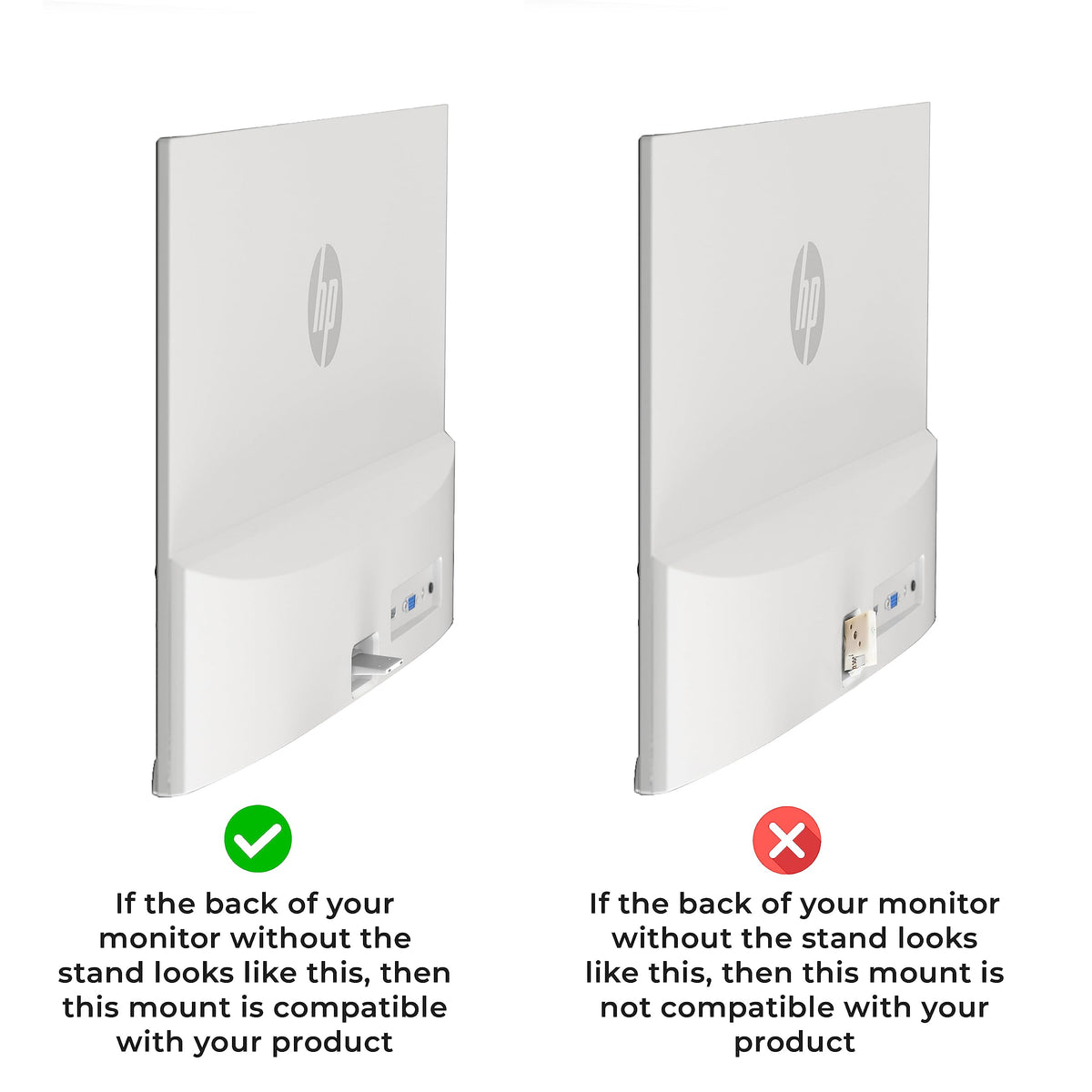 HumanCentric VESA Mount Adapter for HP Monitors, Does Not Fit M-Series