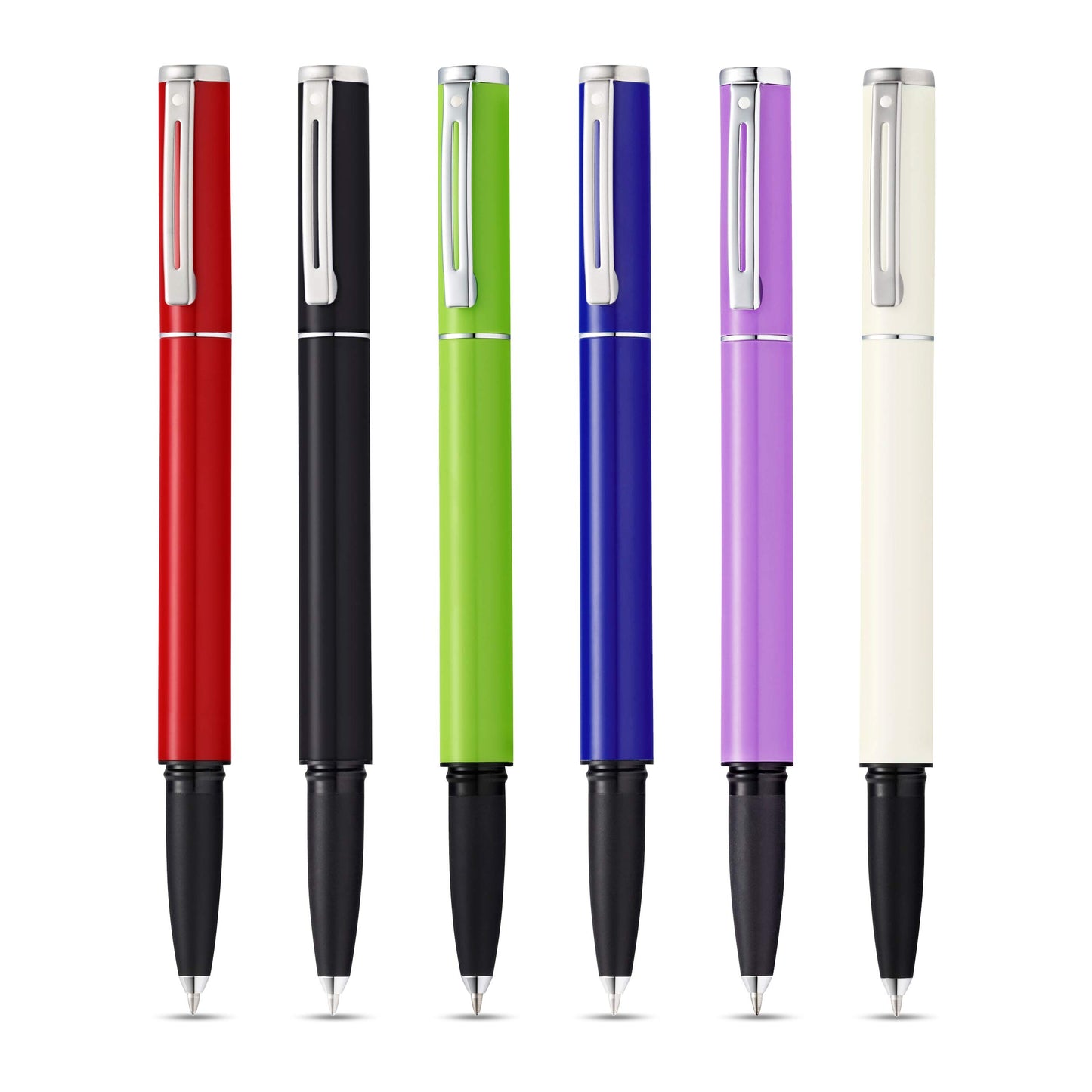 Sheaffer Pop Glossy White Gel Rollerball Pen with Chrome Trim