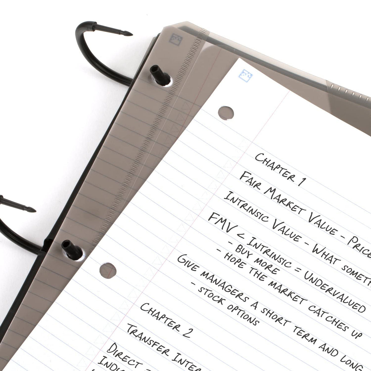 Five Star Flex Refillable Notebook + Study App, College Ruled Paper and 1-1/2 Inch TechLock Ring