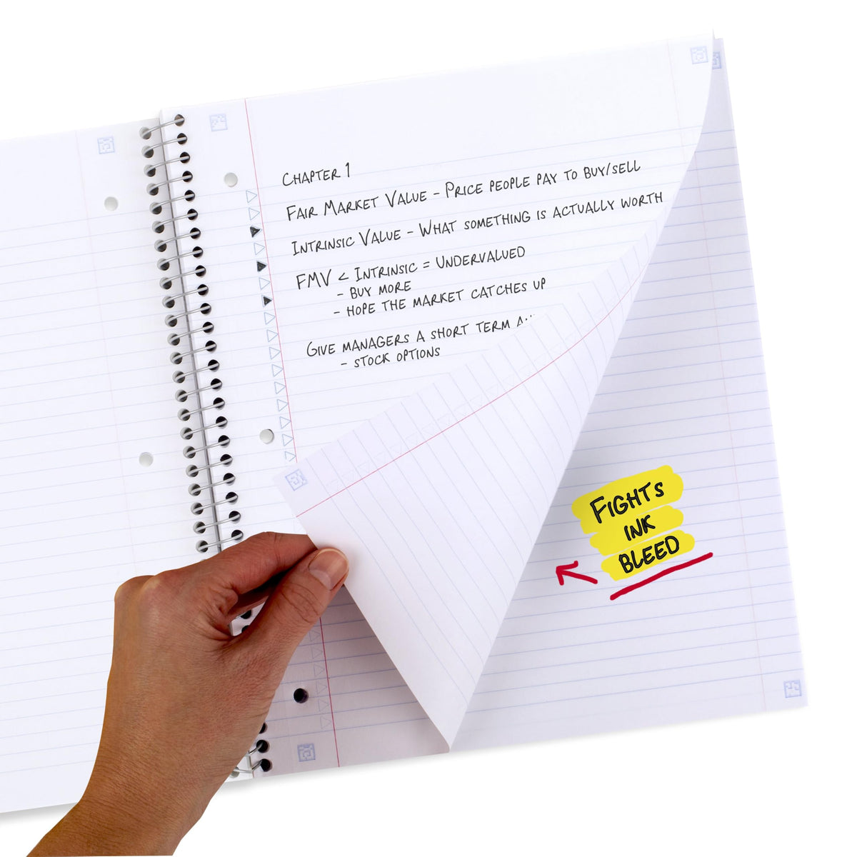 Five Star Spiral Notebook + Study App, 2 Pack, 1 Subject, College Ruled, 8-1/2" x 11", 80 Sheets